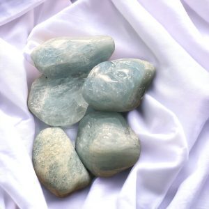 Trommelstenen - Aquamarijn