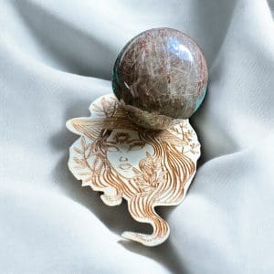 Alternative view of houten bolhouder - heks - 8