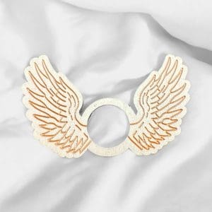 houten bolhouder - vleugels - 9