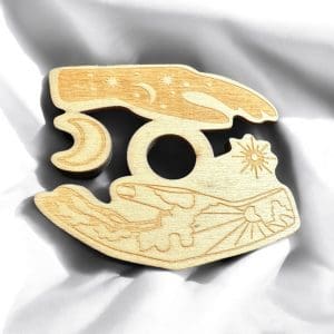 houten bolhouder - handen - 18