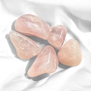 Trommelstenen - Rozenkwarts