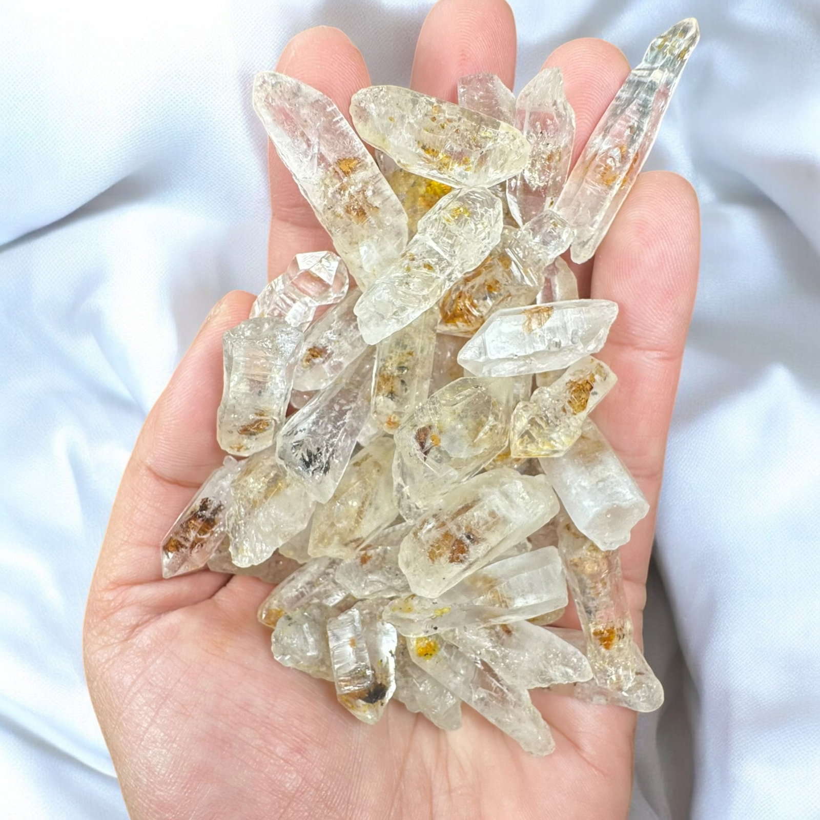 Petroleum kwarts kristallen - random pick - Afbeelding 2