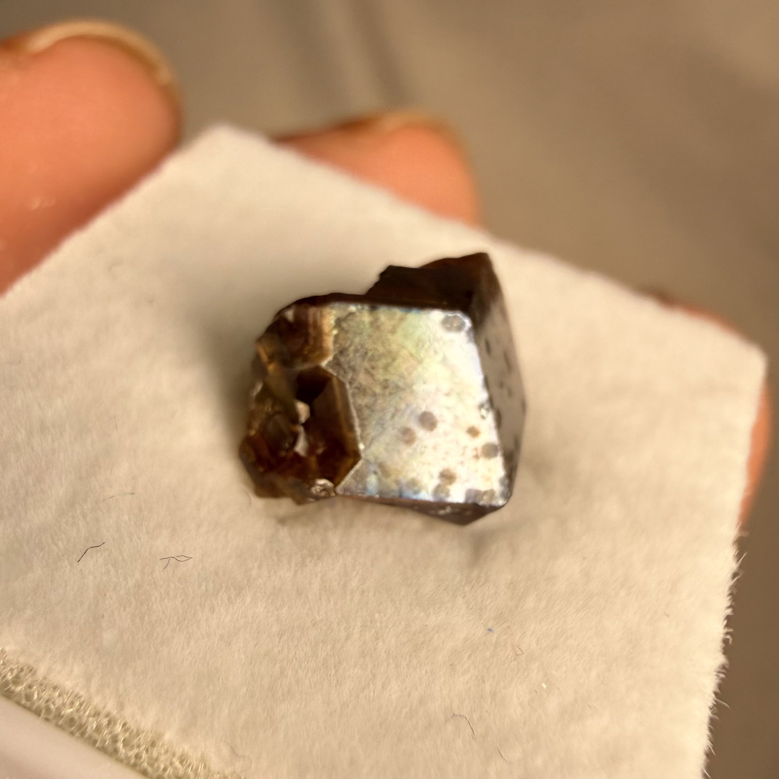 Irisiderende Andradiet kristal - 2 - Afbeelding 2