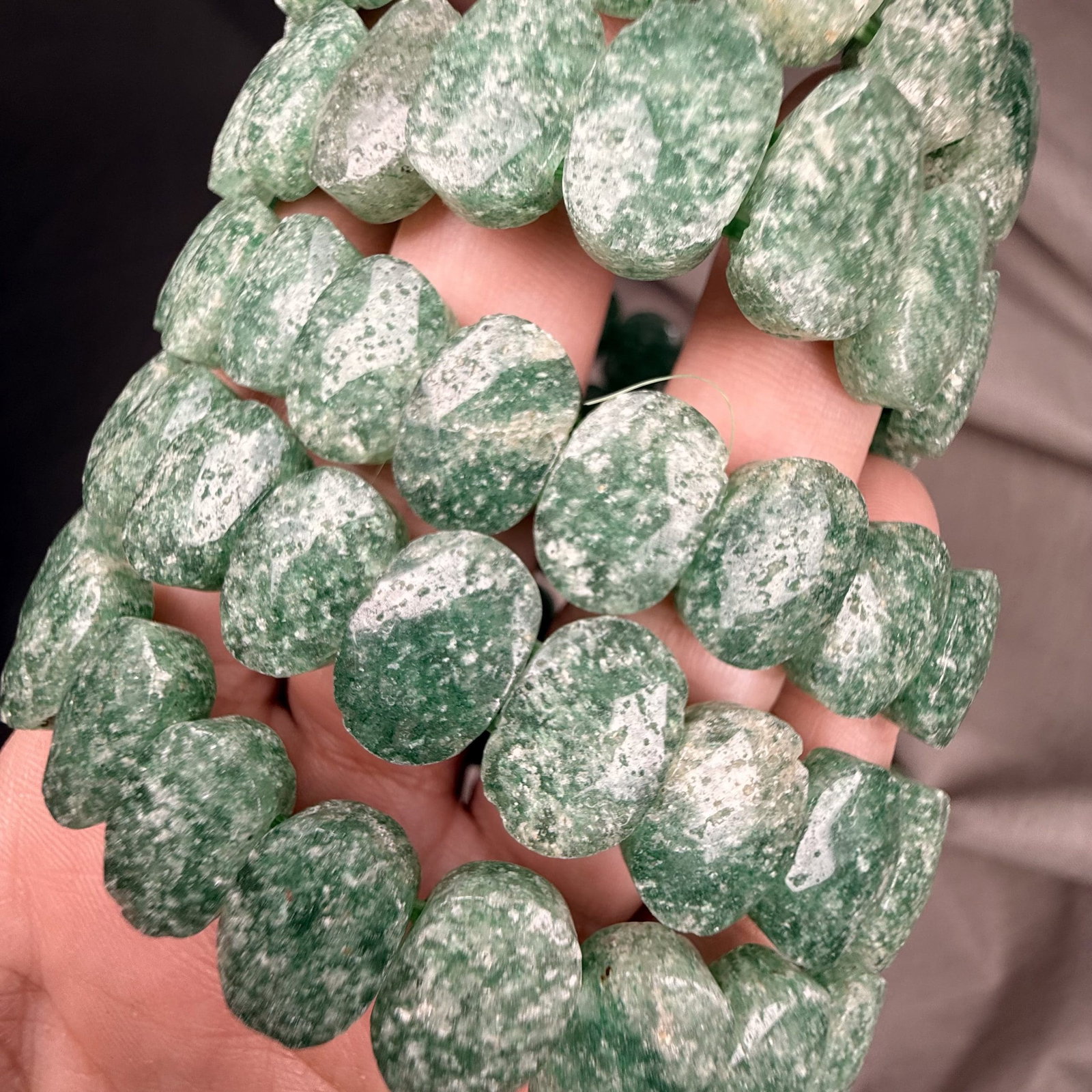 Bangle armband - 8 - Groene Kwarts - Afbeelding 2