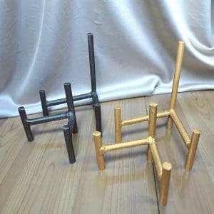 Goudkleurige edelstenen houder - maat M