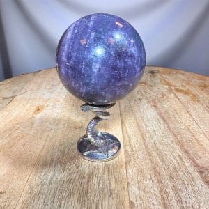 Alternative view of Metalen bolhouder slang - Zilver