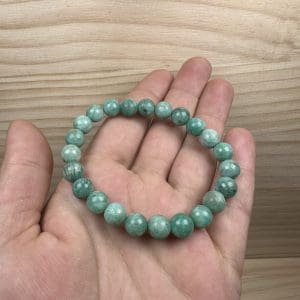 Amazoniet Kogelarmband 8mm - random pick - 4