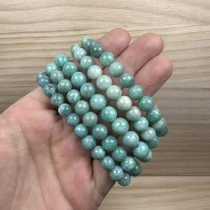 Alternative view of Amazoniet Kogelarmband 8mm - random pick - 4