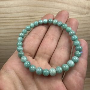 Amazoniet Kogelarmband 6mm - random pick - 5
