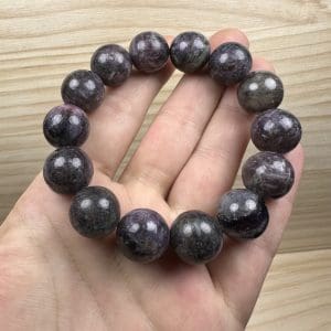 Lepidoliet kogelarmband 16mm - Random pick - 7