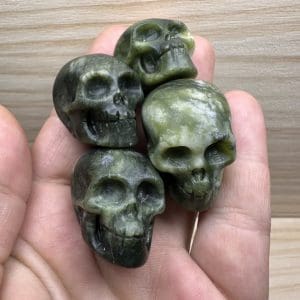 Serpentijn carving - Skull - Random pick - Afbeelding 2