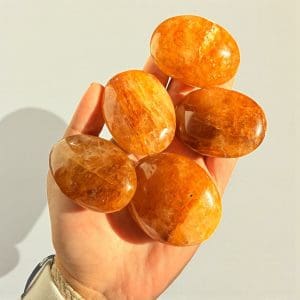 Handstenen - Limoniet kwarts (Golden Healer)