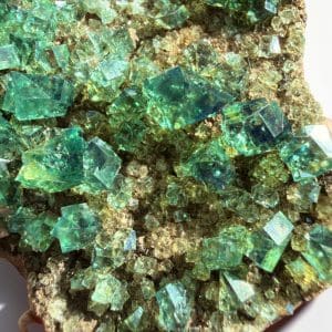 Alternative view of Daglicht fluoriet - Weardale - Pocket 42 cluster - 7