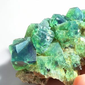 Alternative view of Daglicht fluoriet - Weardale - Pocket 42 cluster - 18