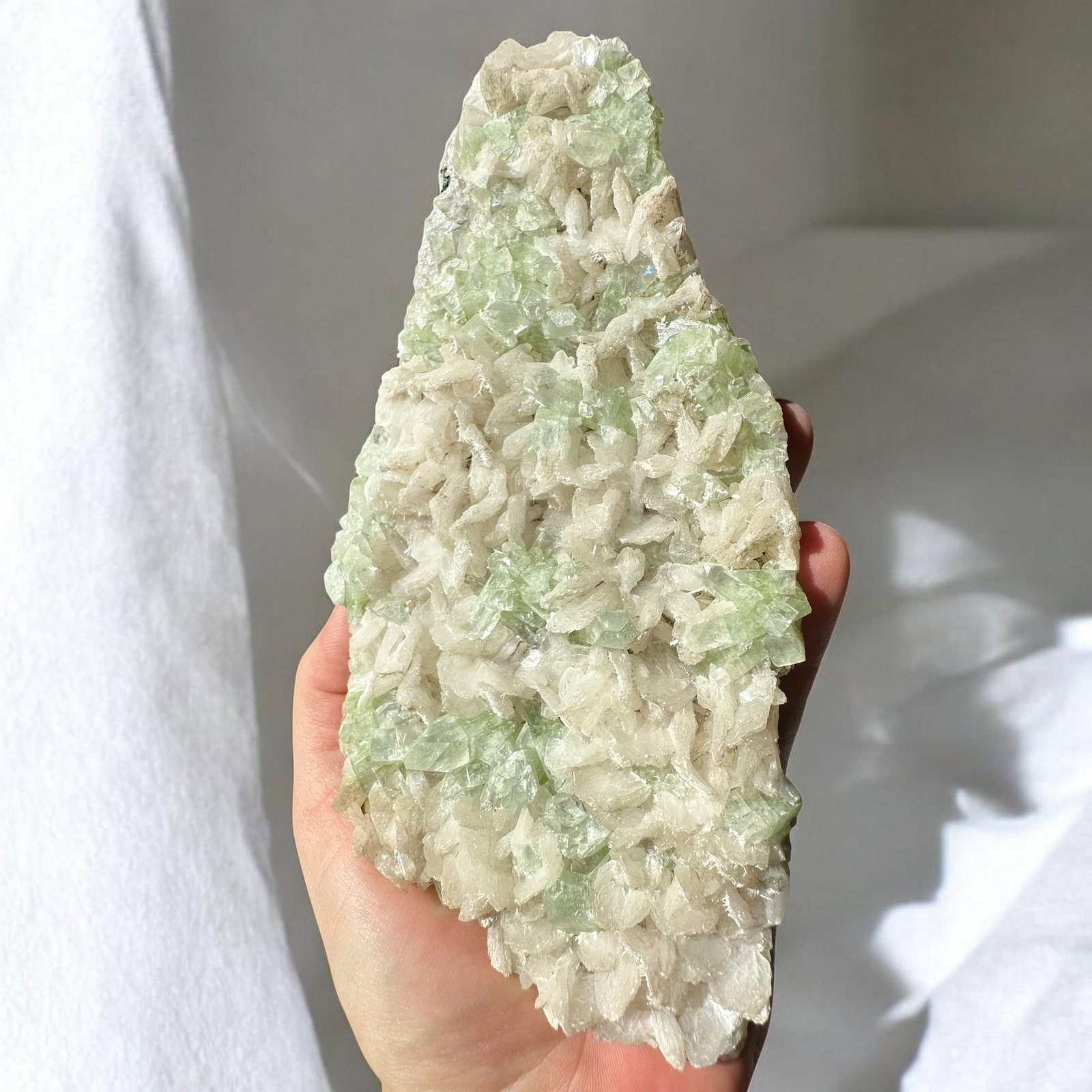 Groene apofyliet cluster - 35