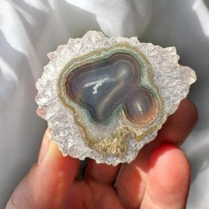 Oog Amethist cluster (stalactiet) - 1