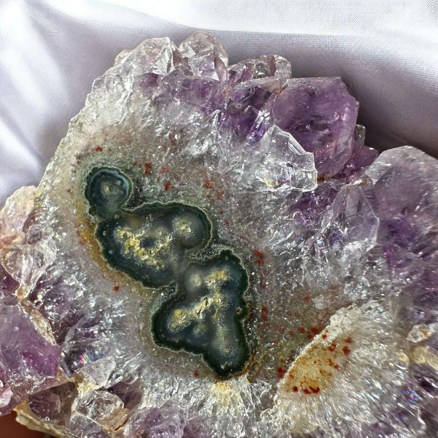 Oog Amethist cluster (stalactiet) - 12 - Afbeelding 2