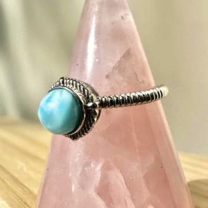 Alternative view of 925 sterling zilveren ring – 5 - Larimar