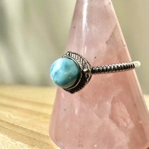 Alternative view of 925 sterling zilveren ring – 6 - Larimar