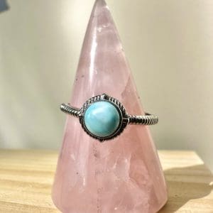 925 sterling zilveren ring – 7 - Larimar