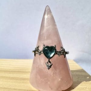 925 sterling zilveren ring – 12 - Aquamarijn