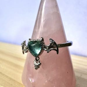 Alternative view of 925 sterling zilveren ring – 13 - Aquamarijn