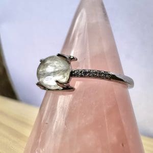 Alternative view of 925 sterling zilveren ring – 34 - Seleniet