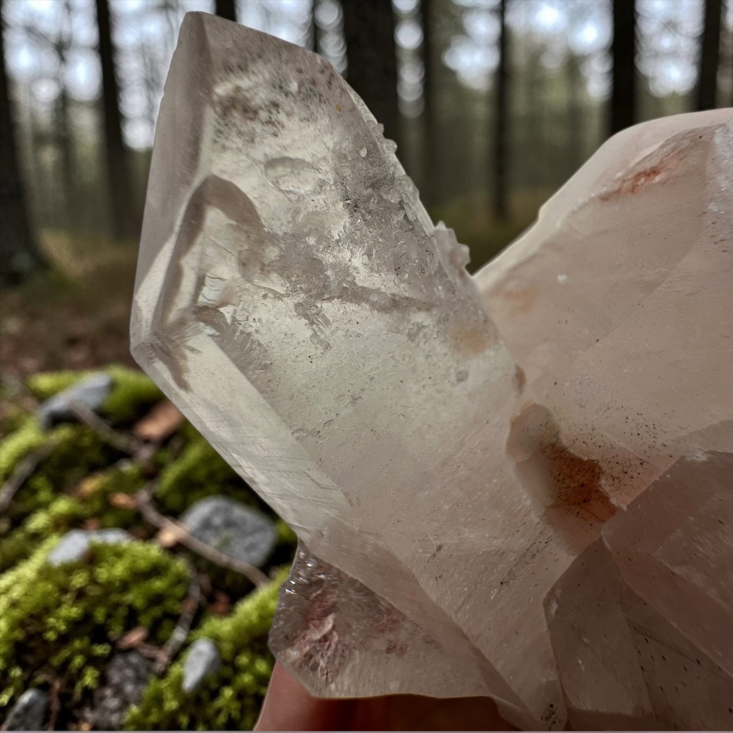 Himalaya kwarts cluster - 8 - Afbeelding 2