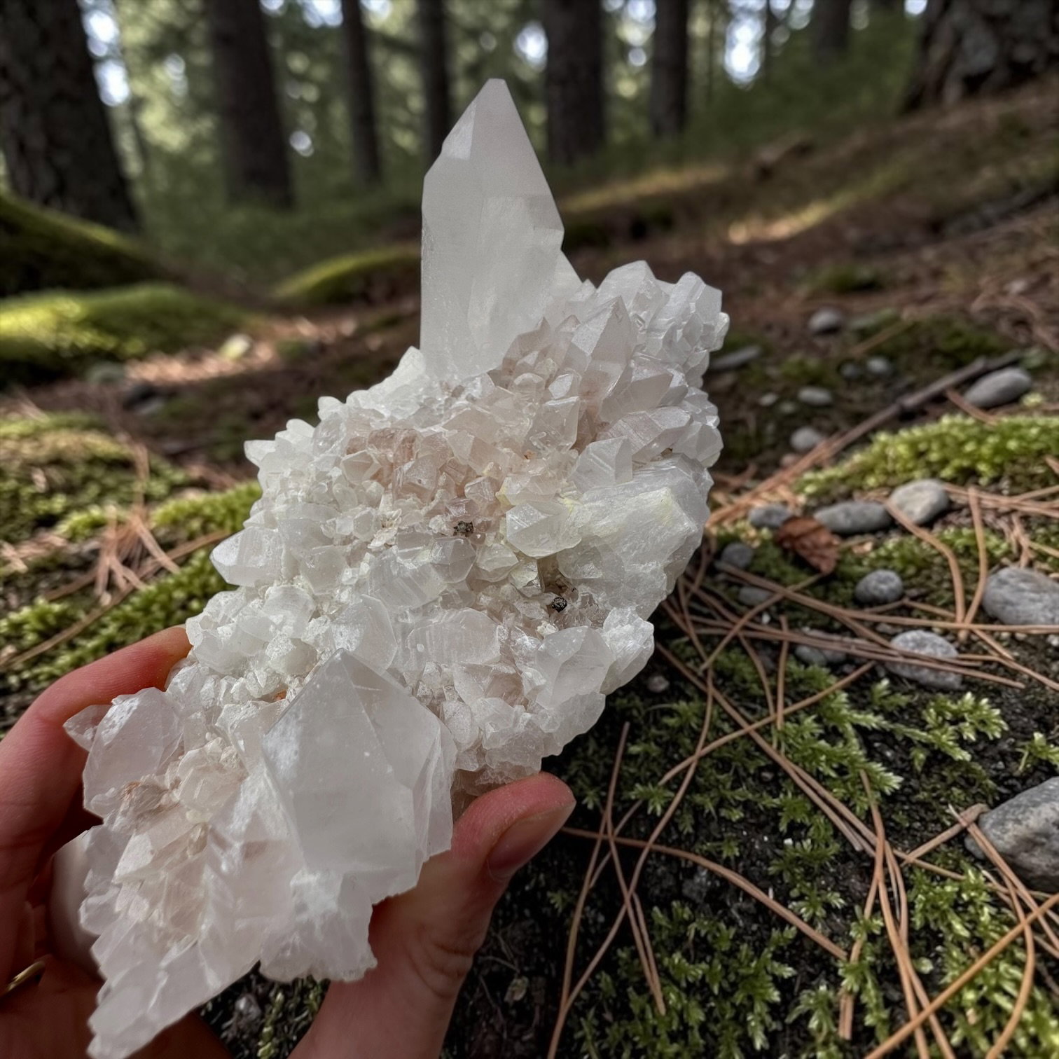 Himalaya kwarts cluster - 34