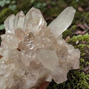 Alternative view of Himalaya kwarts cluster - 35