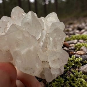 Alternative view of Himalaya kwarts cluster - 39