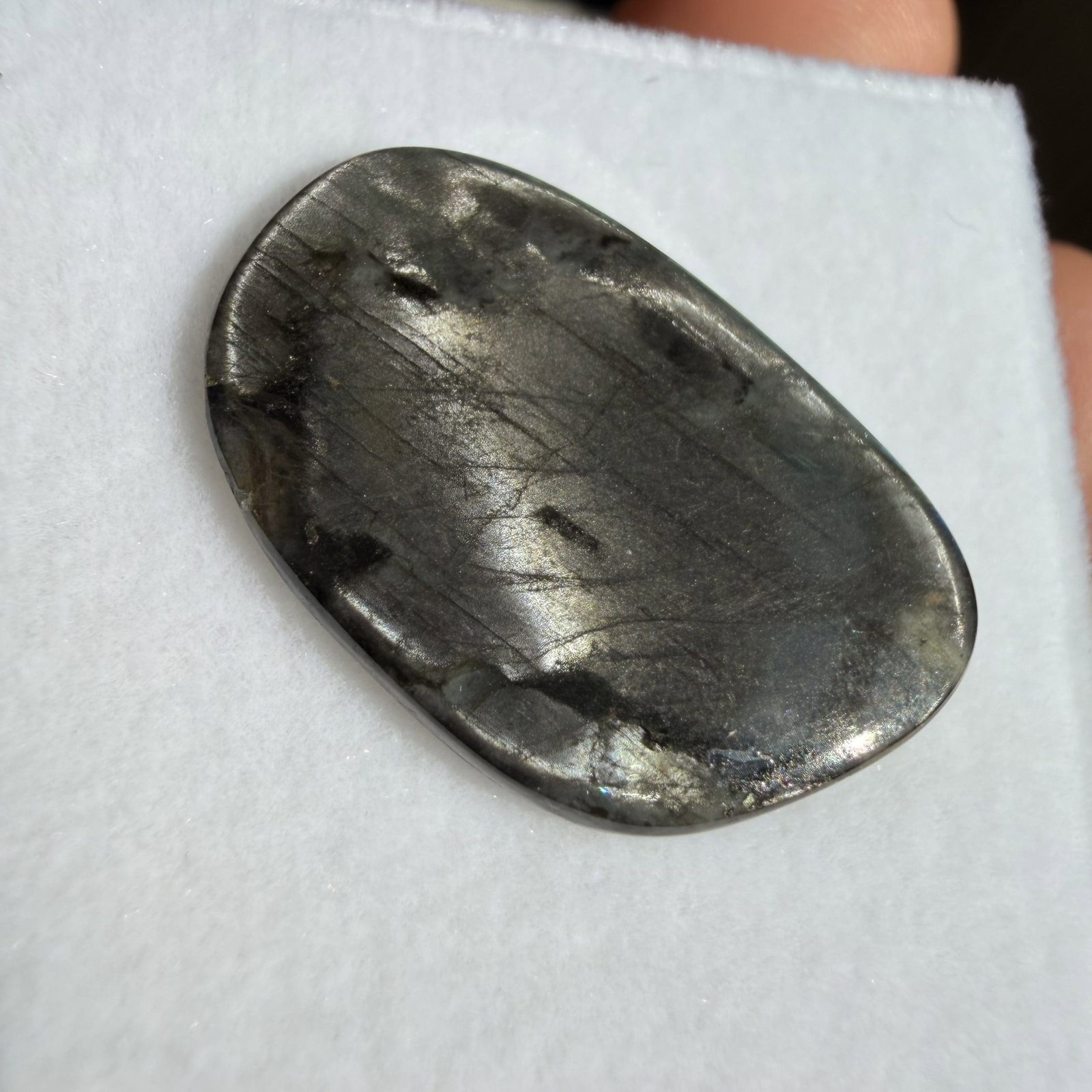 Spectroliet cabochon in venster doosje - 17 - Afbeelding 2