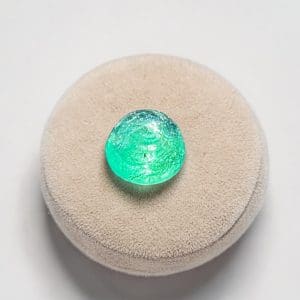 Alternative view of Geslepen Cabochon - Smaragd - 69