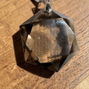Alternative view of 925 zilveren hanger - Rookkwarts - 109