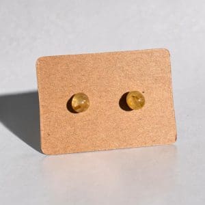 Oorstekers - Rutielkwarts - 925 zilver - 2