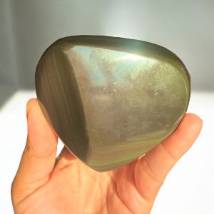 Regenboog obsidiaan hart - 2 - Afbeelding 2