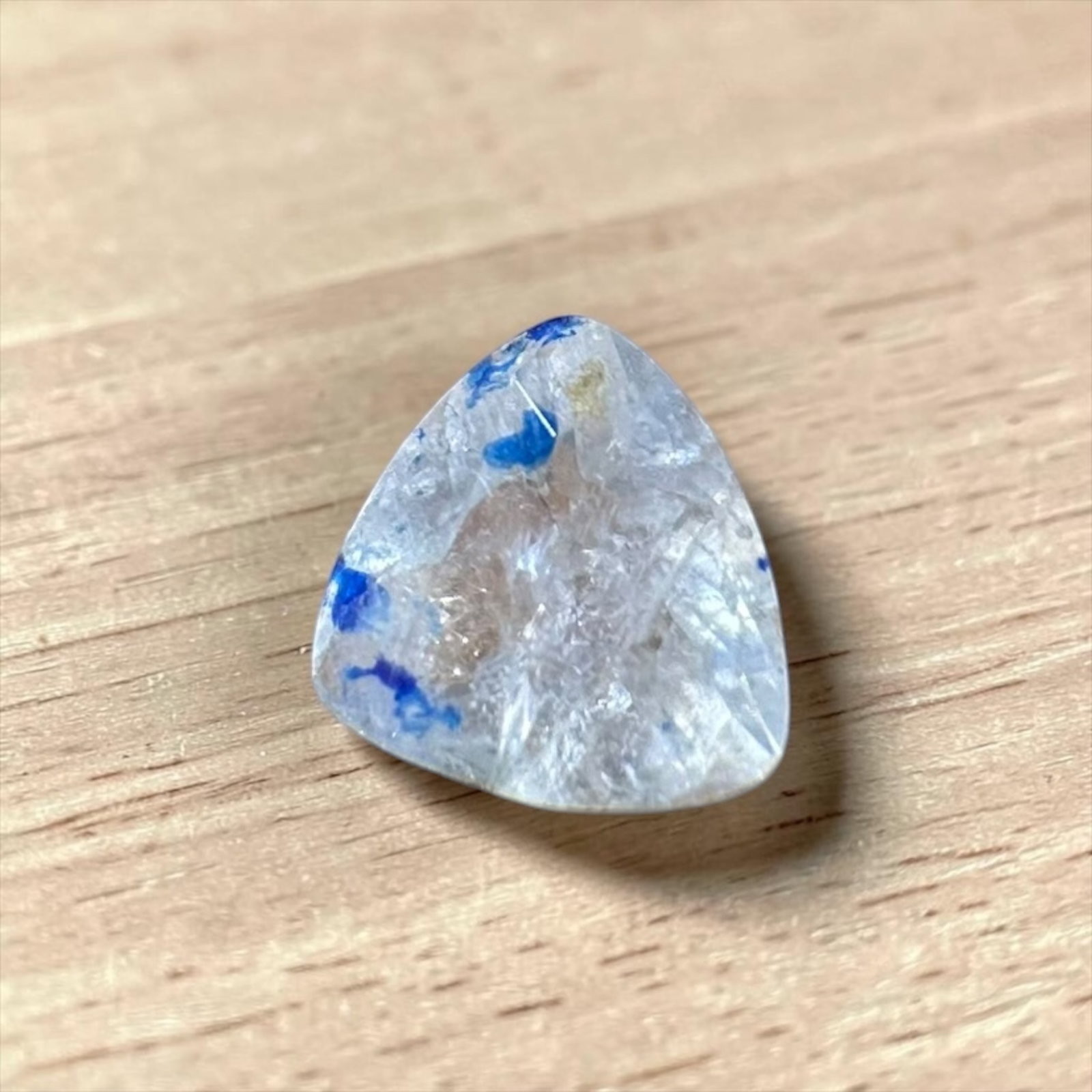 Hauyn in kwarts facet geslepen cabochon - Afghanistan