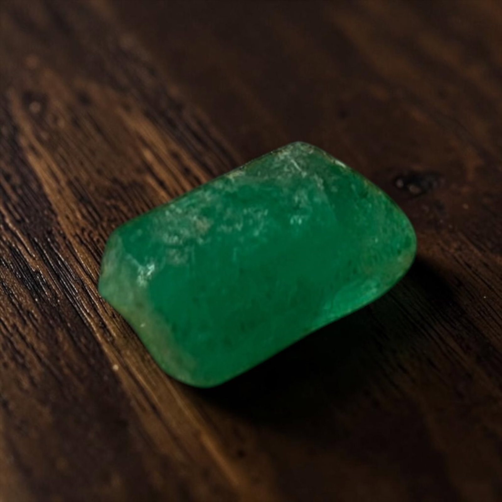 Smaragd facet geslepen kristal uit Colombia