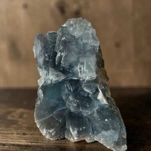 Blauwe "ice" fluoriet cluster uit Zhejiang - 1