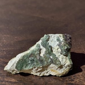 Alternative view of Paars/groene fluoriet cluster uit Zhejiang - 1