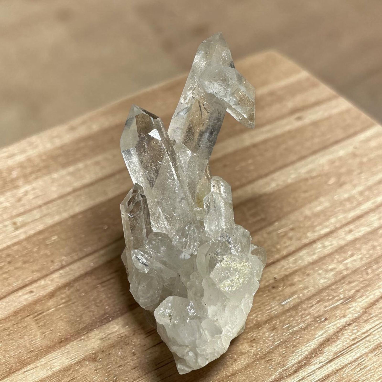 Brookiet in kwarts cluster - 13 - Afbeelding 4